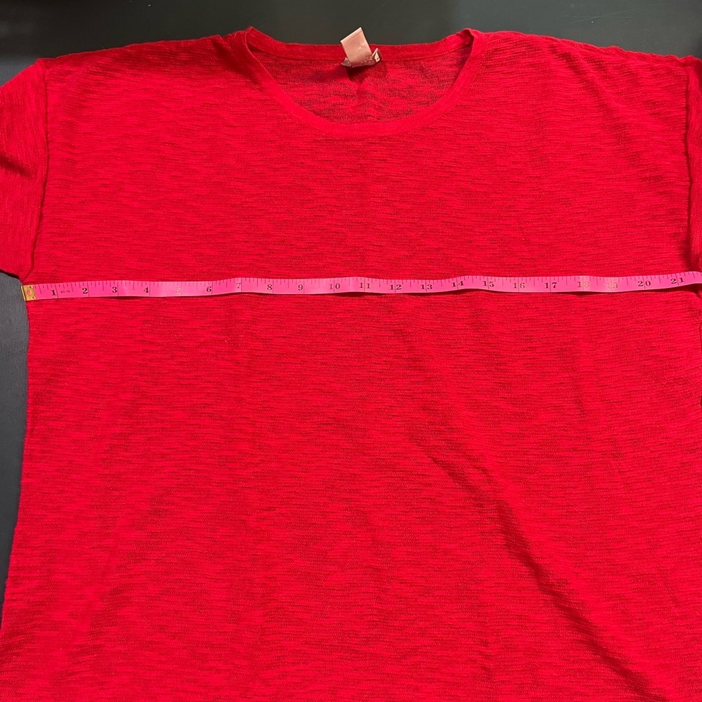 Chico's Vibrant Red 3/4 Sleeve Top (109) - Picture 7 of 7
